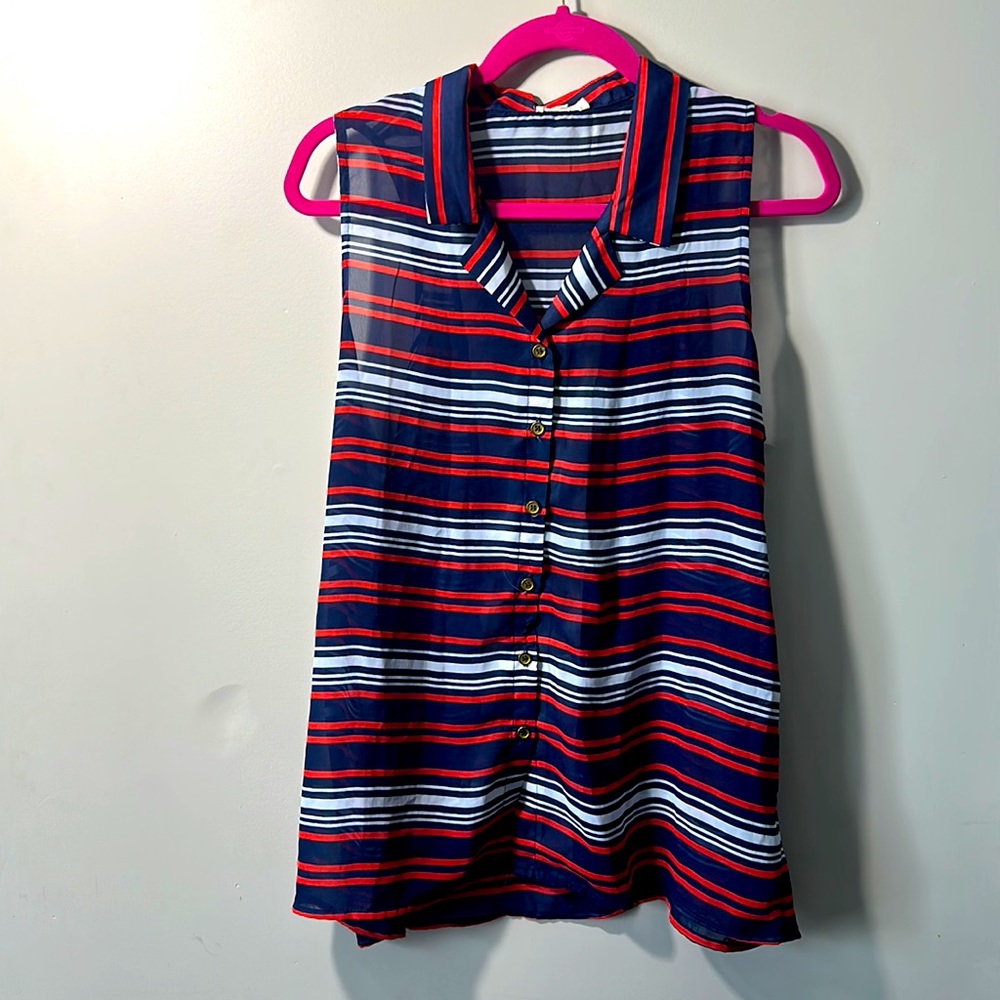 THYME & HONEY | Striped Button Down Shirt